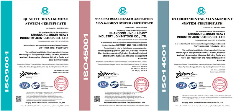 Bolas de acero molido