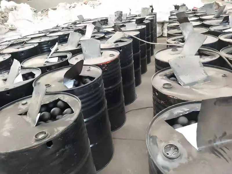 JINCHI Grinding steel media ball forged and cast JINCHI Grinding steel media ball forged and cast